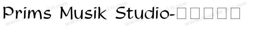 Prims Musik Studio字体转换